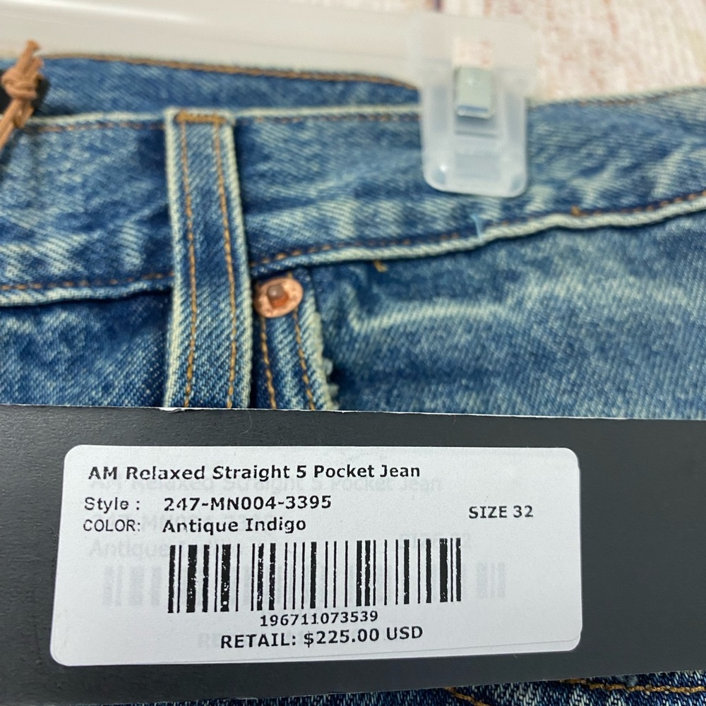 Alex Mill Mens AM Relaxed 5 pockets jeans size 32 - Picture 6 of 16